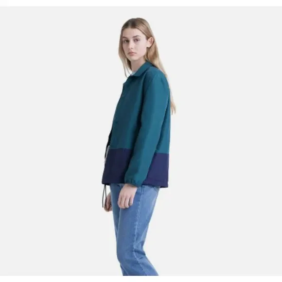 Herschel Voyage Coach Jacket Windbreaker Jacket Large Long Sleeve Snap - Picture 16 of 16